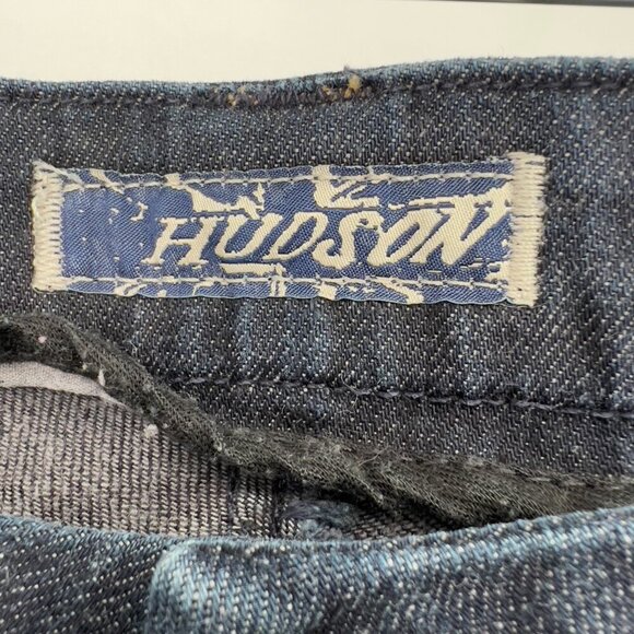 Hudson Bootcut Jeans Size 29 Dark Wash Stretch Denim - Picture 8 of 11